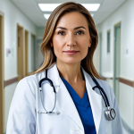 미디어 프로듀서의 주요 역할 - **

"A professional female doctor in a fully clothed white lab coat, standing in a modern, well-lit ...