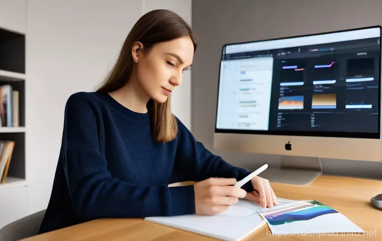 미디어 프로듀서로 성공하기 위한 커리어 로드맵 - **"The Analytical Media Strategist"**
    A focused media producer, a woman in her late 20s or early...